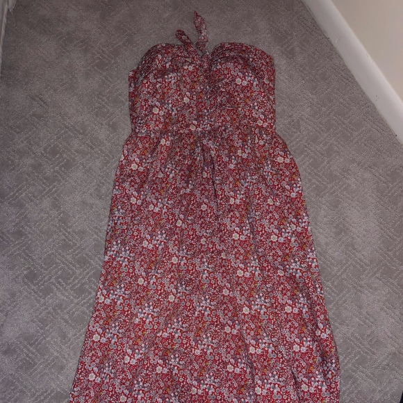 J. Crew Dresses & Skirts - J. Crew Liberty Tie Front Strapless Dress